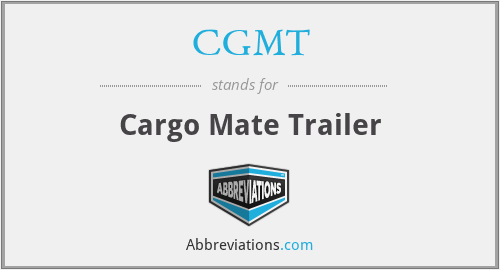 CGMT - Cargo Mate Trailer