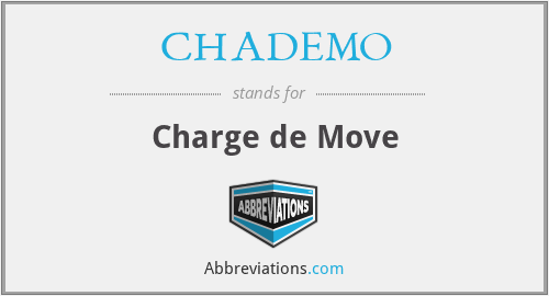 CHADEMO - Charge de Move