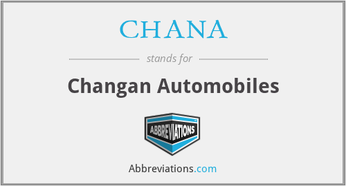 CHANA - Changan Automobiles