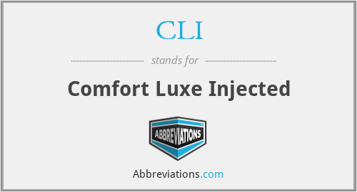 CLI - Comfort Luxe Injected