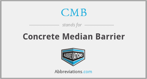 CMB - Concrete Median Barrier