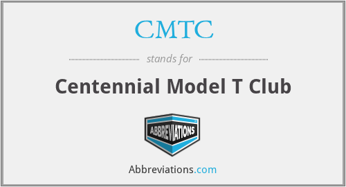 CMTC - Centennial Model T Club