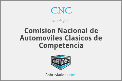 CNC - Comision Nacional de Automoviles Clasicos de Competencia