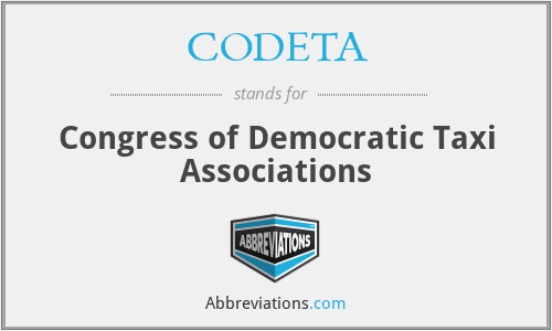 CODETA - Congress of Democratic Taxi Associations