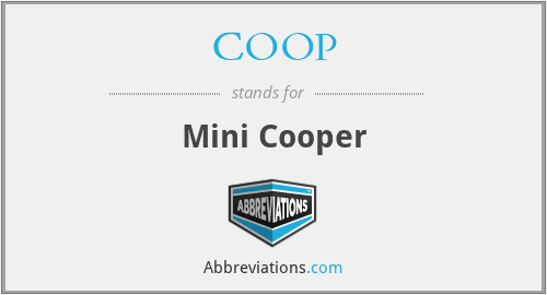 COOP - Mini Cooper