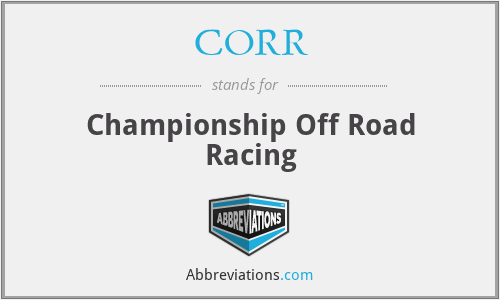 CORR - Championship Off Road Racing