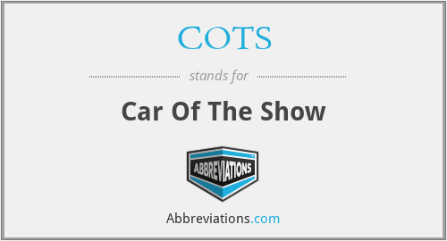 COTS - Car Of The Show