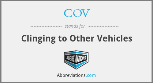 COV - Clinging to Other Vehicles