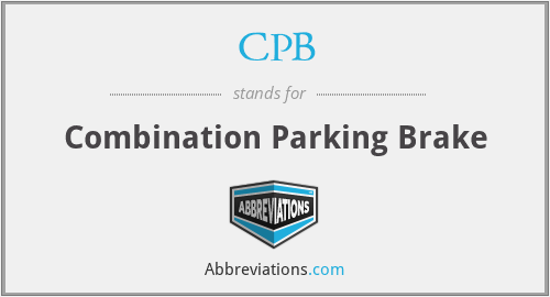 CPB - Combination Parking Brake