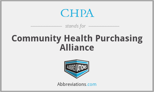 CHPA - Community Health Purchasing Alliance
