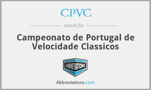 CPVC - Campeonato de Portugal de Velocidade Classicos