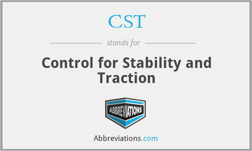 CST - Control for Stability and Traction
