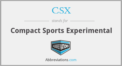 CSX - Compact Sports Experimental