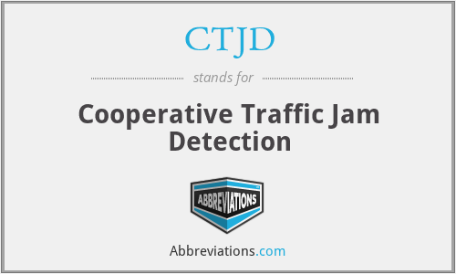 CTJD - Cooperative Traffic Jam Detection