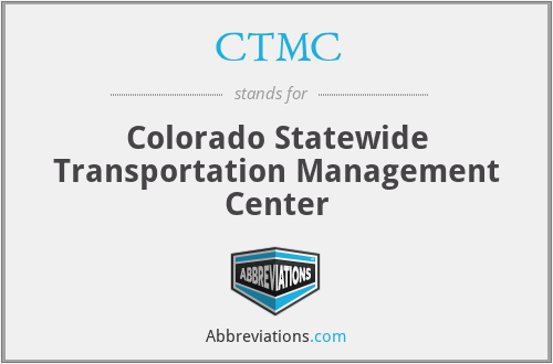 CTMC - Colorado Statewide Transportation Management Center