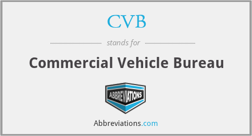 CVB - Commercial Vehicle Bureau