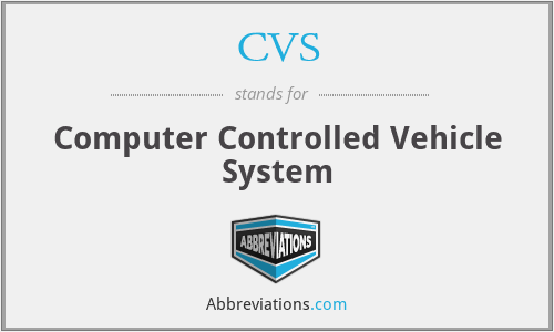 CVS - Computer Controlled Vehicle System