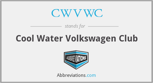 CWVWC - Cool Water Volkswagen Club