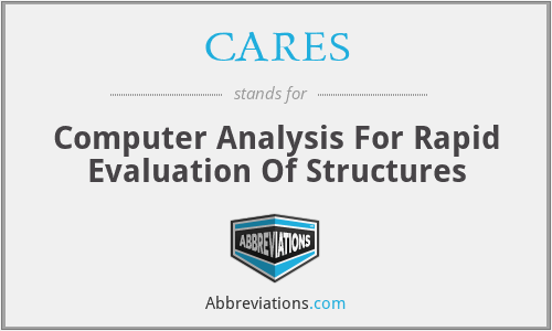CARES - Computer Analysis For Rapid Evaluation Of Structures