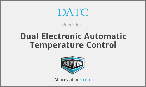 DATC - Dual Electronic Automatic Temperature Control