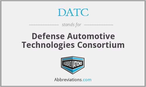 DATC - Defense Automotive Technologies Consortium