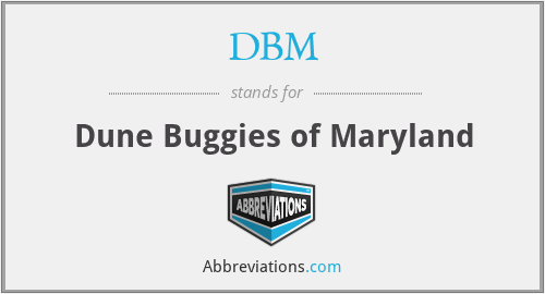 DBM - Dune Buggies of Maryland