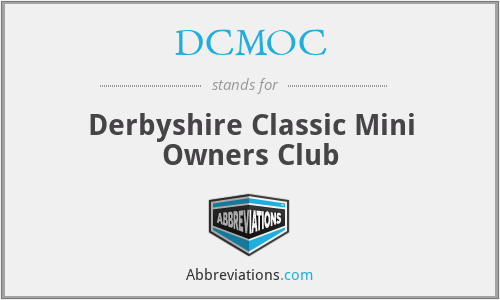 DCMOC - Derbyshire Classic Mini Owners Club