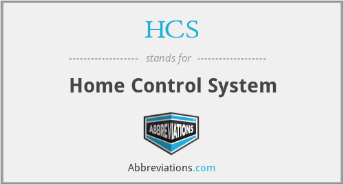 HCS - Home Control System