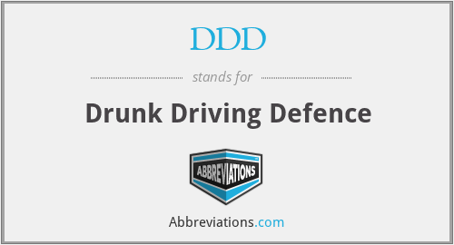 DDD - Drunk Driving Defence