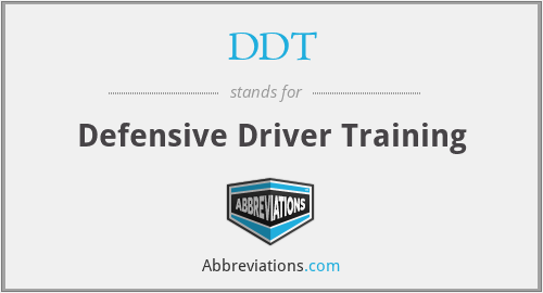 DDT - Defensive Driver Training