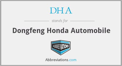 DHA - Dongfeng Honda Automobile