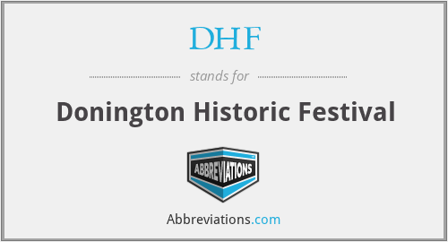 DHF - Donington Historic Festival