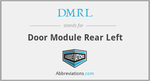 DMRL - Door Module Rear Left