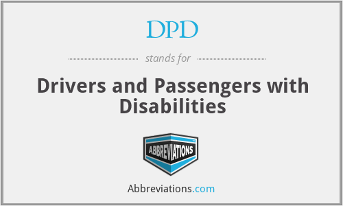 DPD - Drivers and Passengers with Disabilities