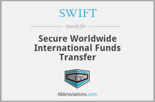 SWIFT - Secure Worldwide International Funds Transfer