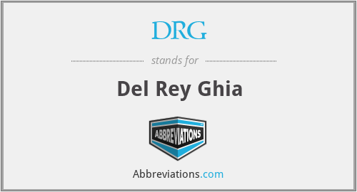 DRG - Del Rey Ghia