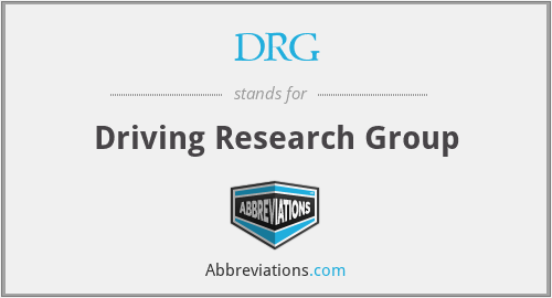 DRG - Driving Research Group