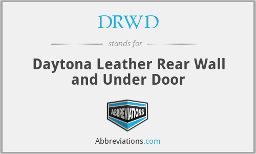 DRWD - Daytona Leather Rear Wall and Under Door