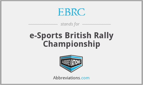 EBRC - e-Sports British Rally Championship