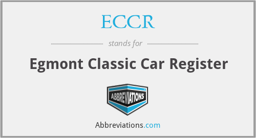 ECCR - Egmont Classic Car Register