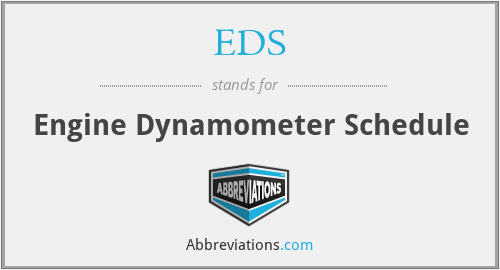 EDS - Engine Dynamometer Schedule