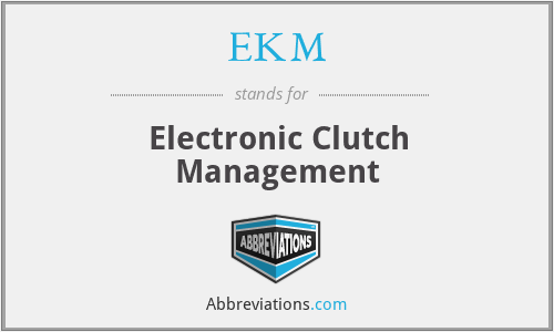 EKM - Electronic Clutch Management