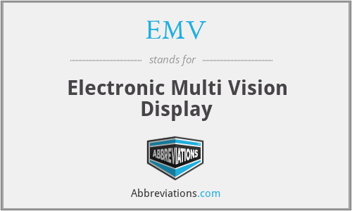 EMV - Electronic Multi Vision Display