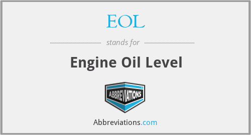 EOL - Engine Oil Level