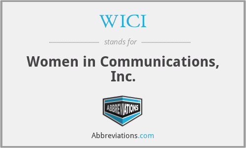 WICI - Women in Communications, Inc.