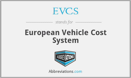 EVCS - European Vehicle Cost System