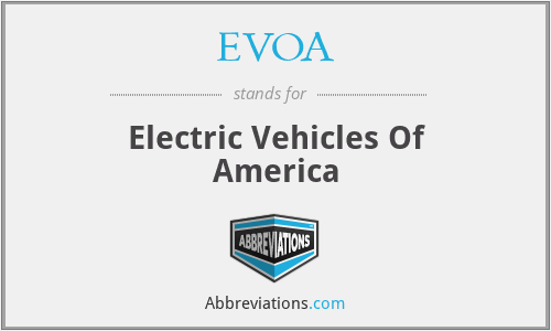 EVOA - Electric Vehicles Of America