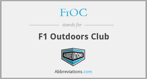F1OC - F1 Outdoors Club