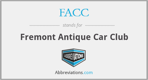 FACC - Fremont Antique Car Club