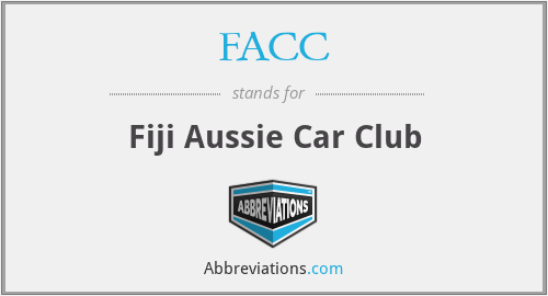 FACC - Fiji Aussie Car Club